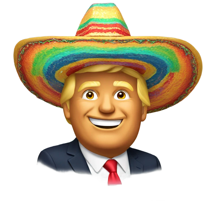 Donald Trump in a sombrero  emoji