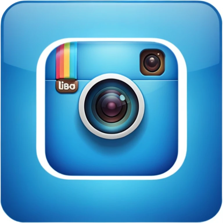 Instagram blue   emoji