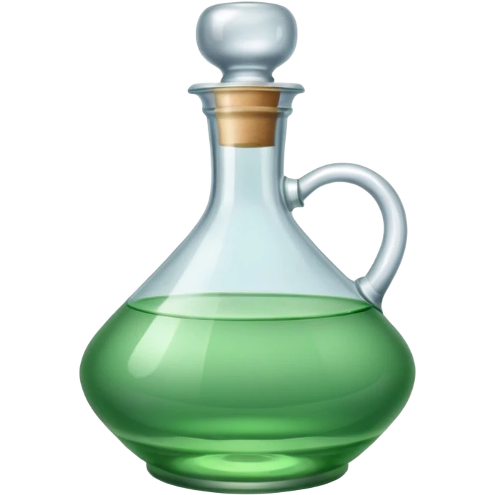 green decanter with water emoji