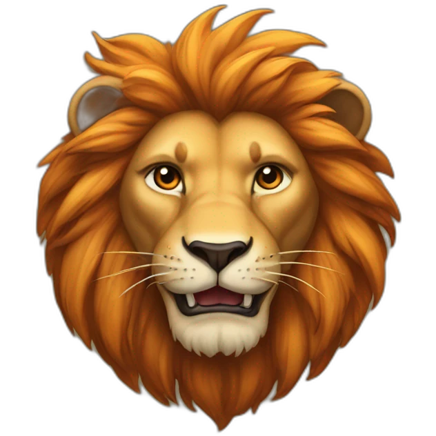 lion de feu emoji