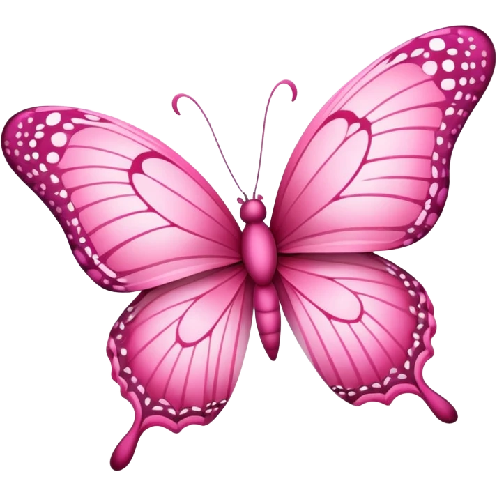 Pink butterfly  emoji