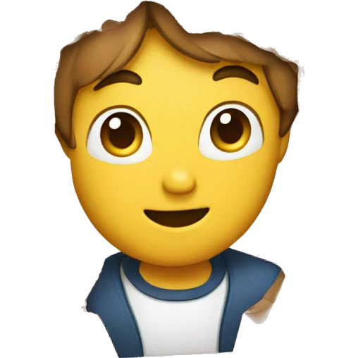 man with a box emoji