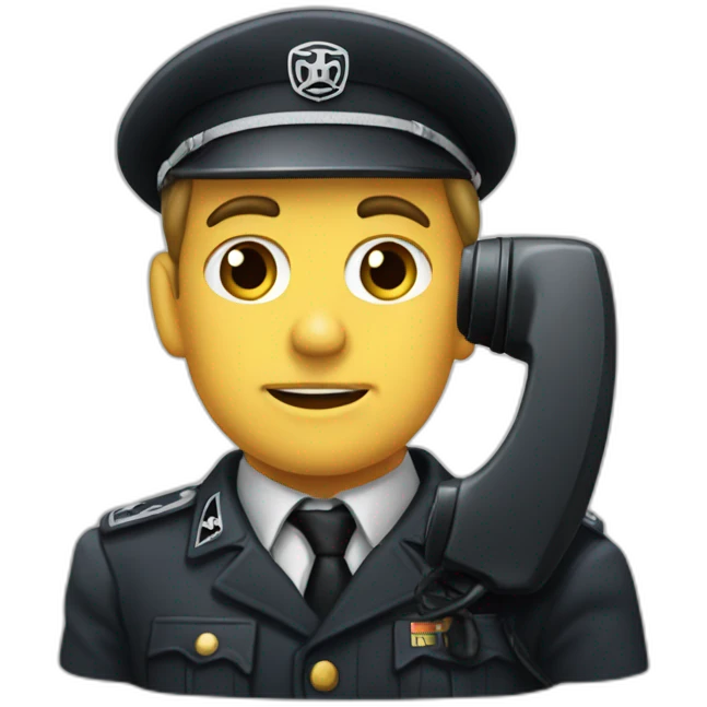 Téléphone nazi emoji