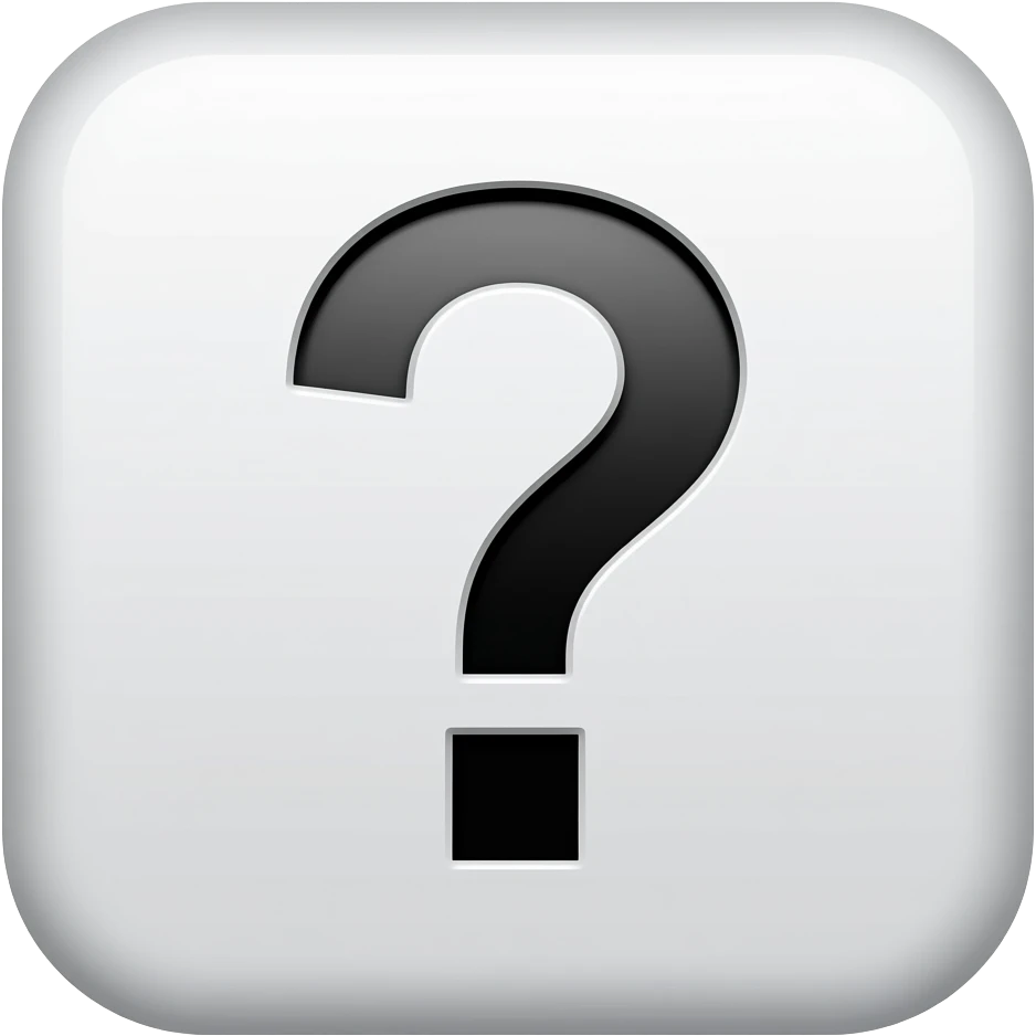 deskripsikan emoji Frequently ASked Question emoji