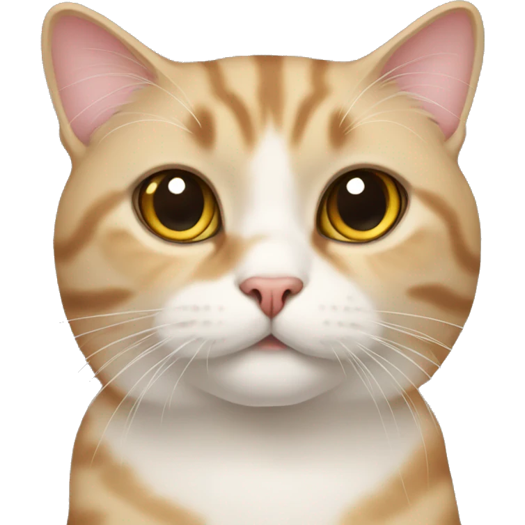 Cat British fold emoji