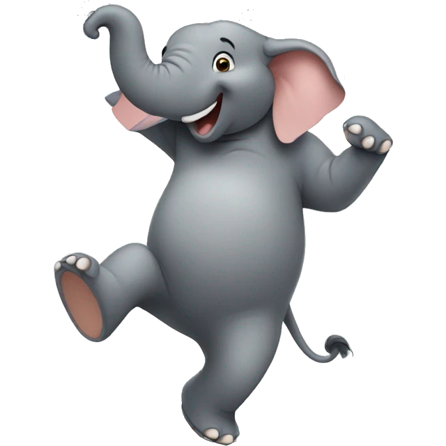 Elephant dancing  emoji
