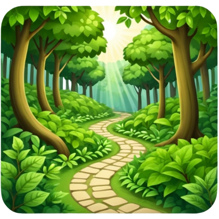 forest path
 emoji
