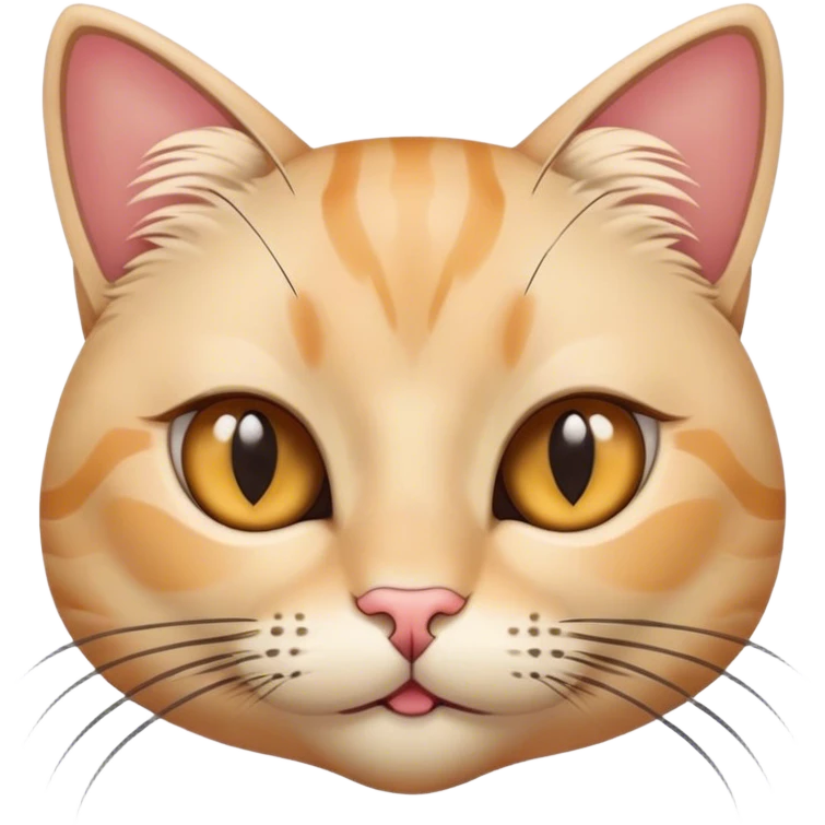 Cat with eyelash  emoji