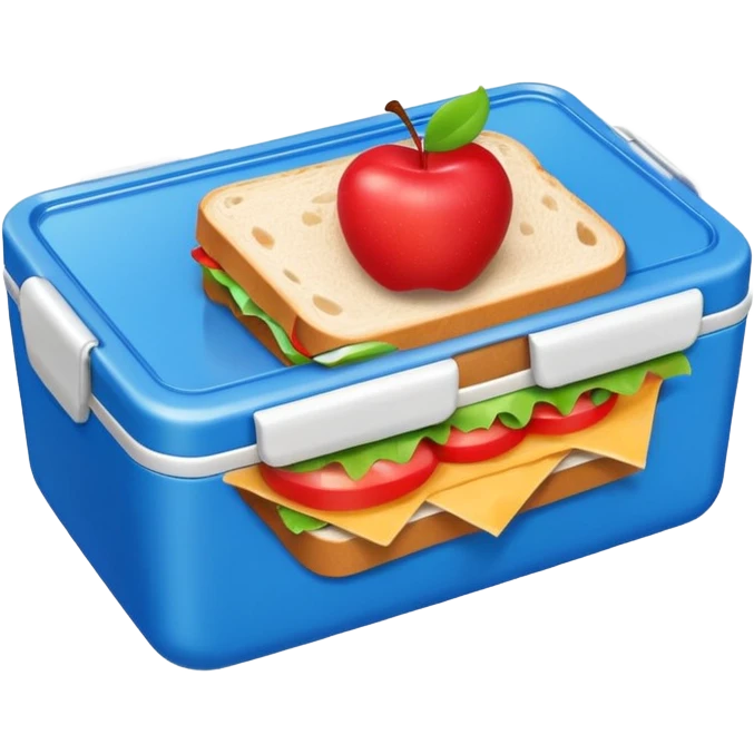 lunch box of kid emoji