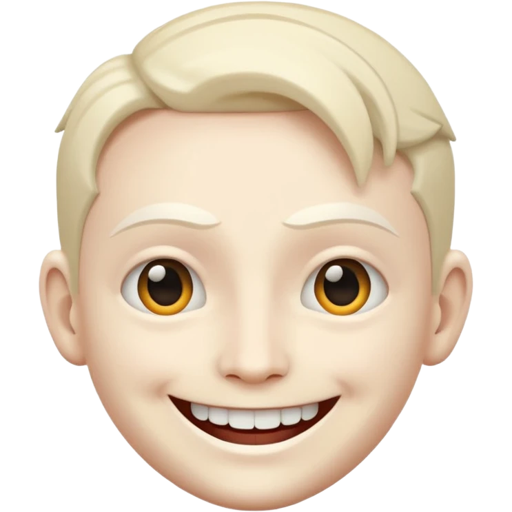 Gojo smiling creepy emoji