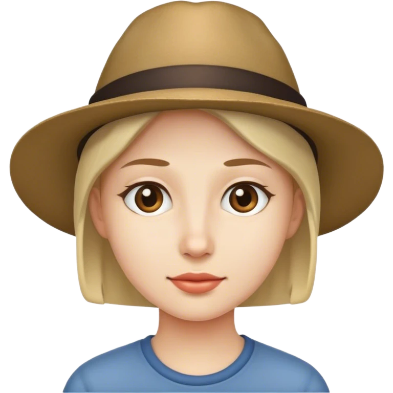 wearing a hat emoji