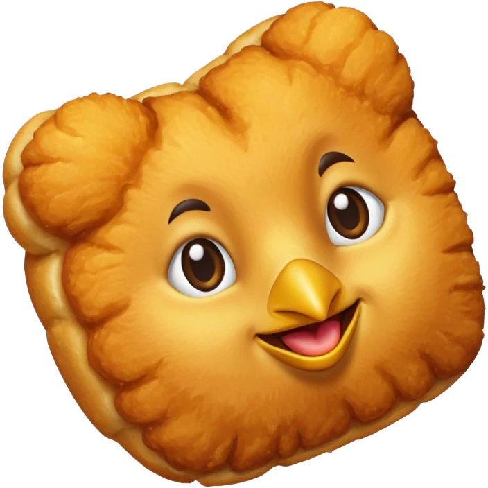 One chicken nugget emoji