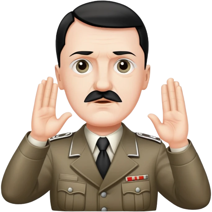 Adlig hitler doing Roman Salute  emoji