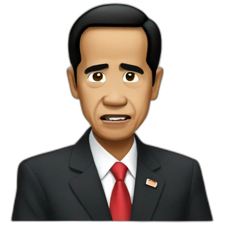 pleading emoji president Jokowi emoji