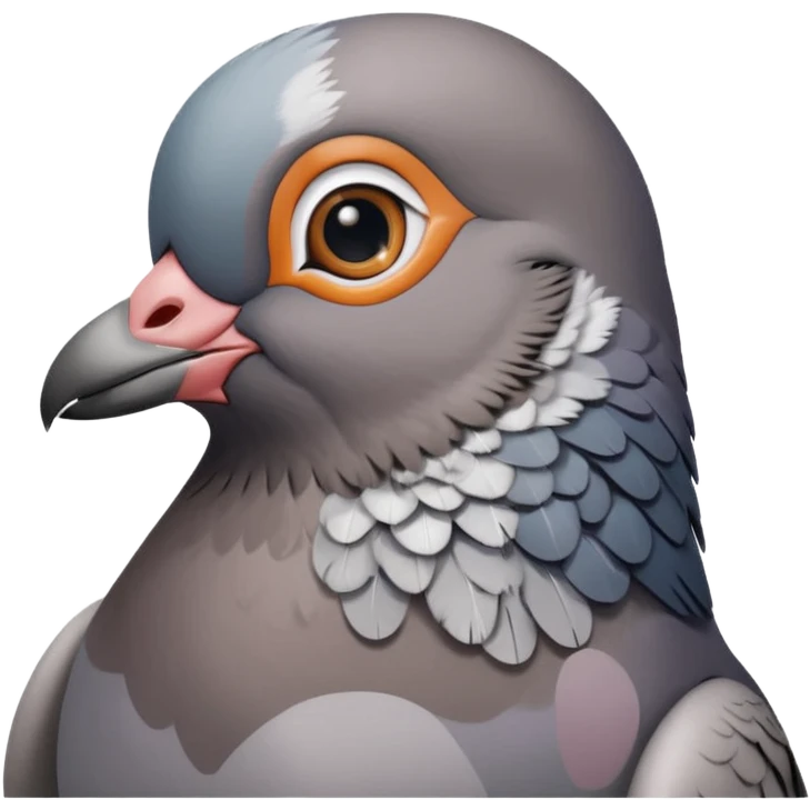 Pigeon + crumb trail, Street Wildlife. emoji