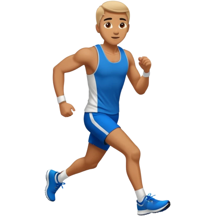 man running in sportswear emoji