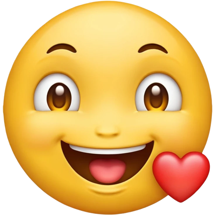 Yellow emoji drooling in love  emoji