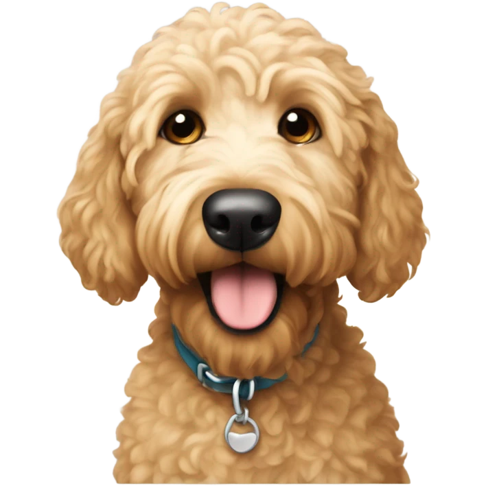 My dog Millie who is a golden doodle and very cute emoji