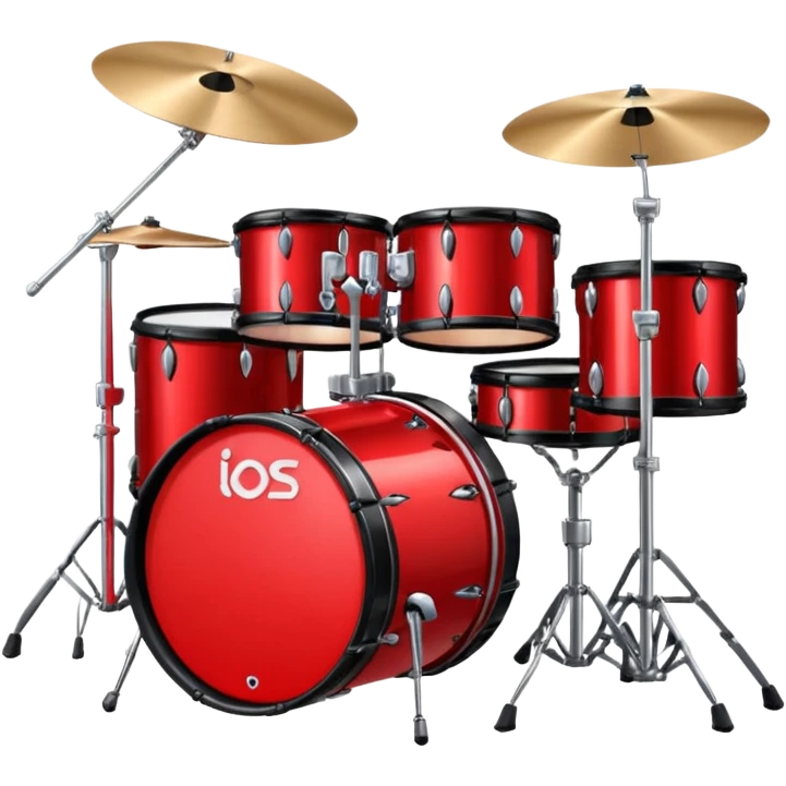 Crimson drumkit emoji