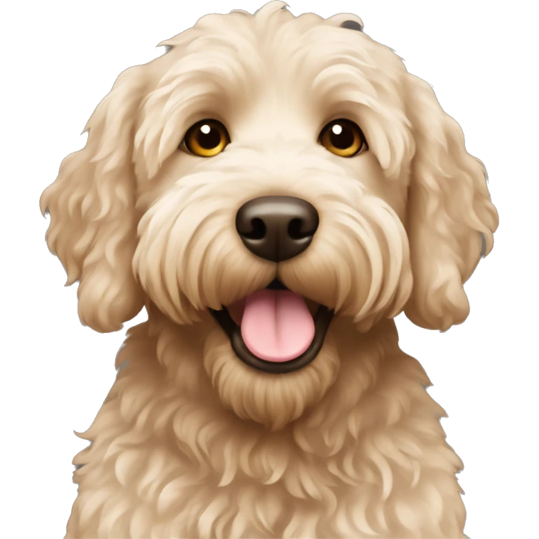 Labradoodle  emoji