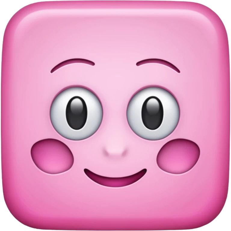 simple pink square emoji