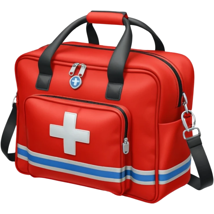 red paramedic bag emoji