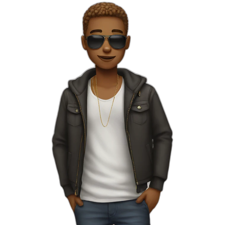 Cool boy emoji