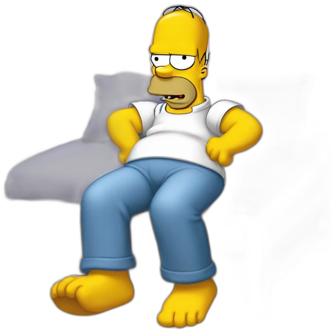Homer-simpson-slepp emoji