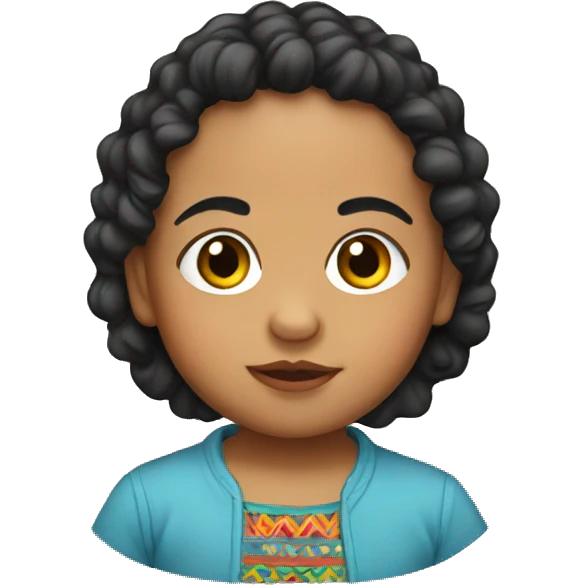 Mixed Mexican baby emoji