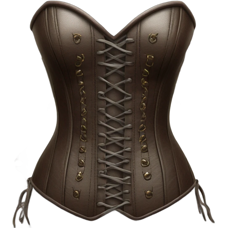 Leather corset emoji