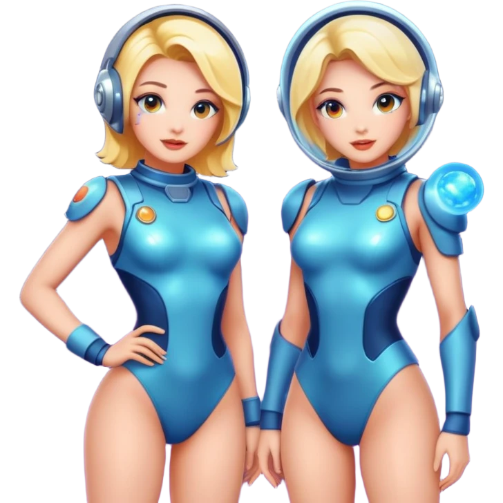 Nsfw, space girls  emoji