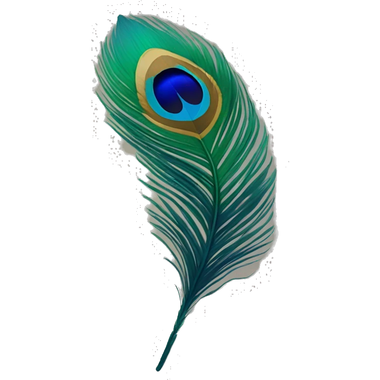 Peacock feather  emoji