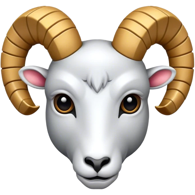 Futuristic Ram(Goat) head  emoji