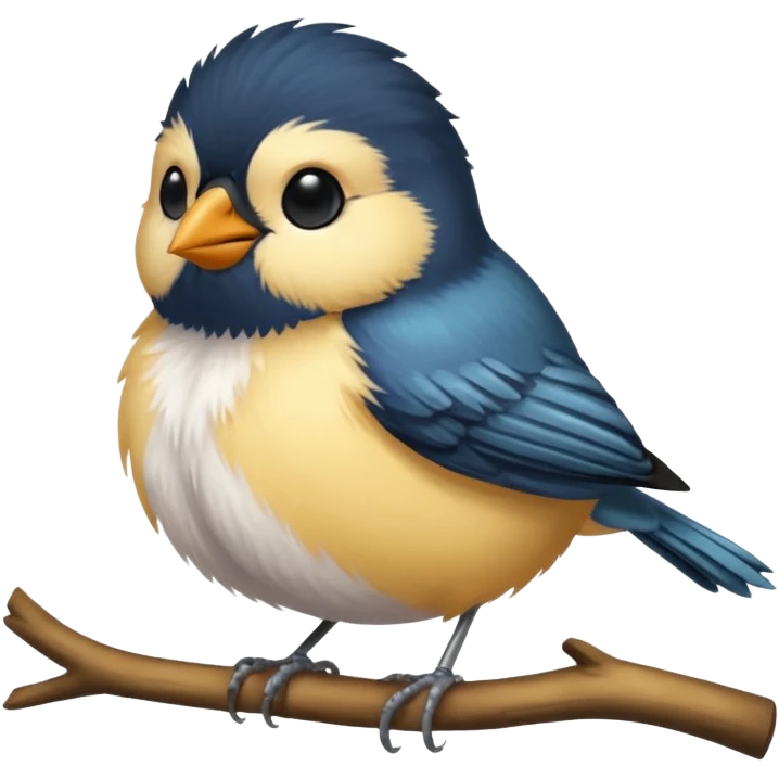 Tit bird emoji