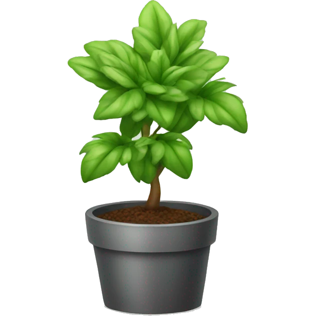 plant with emoji
