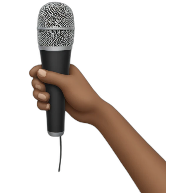 microphone falling from hand meme emoji