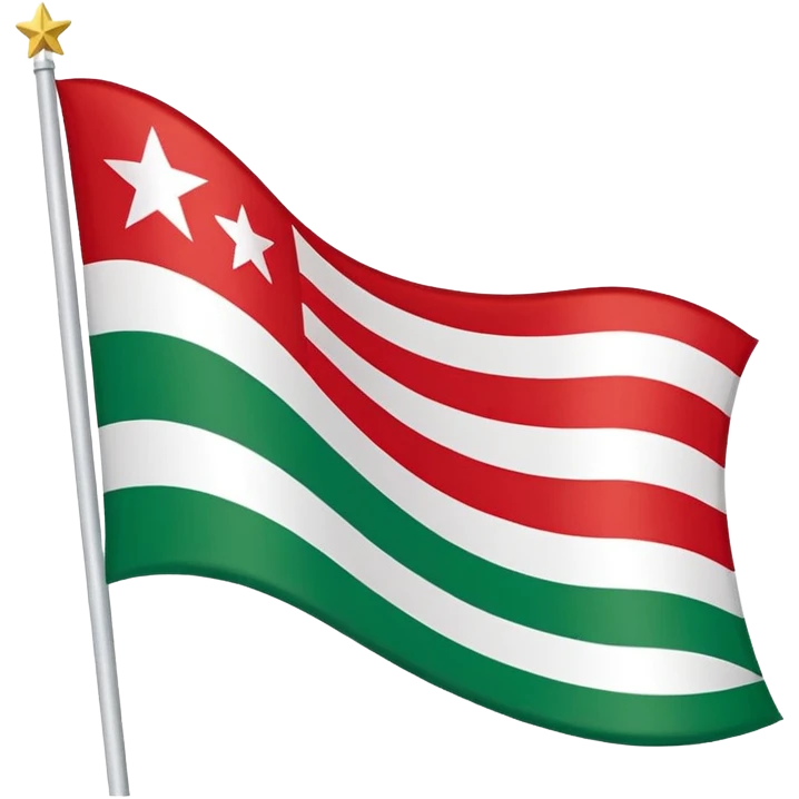 Tschetschenische Flagge  emoji