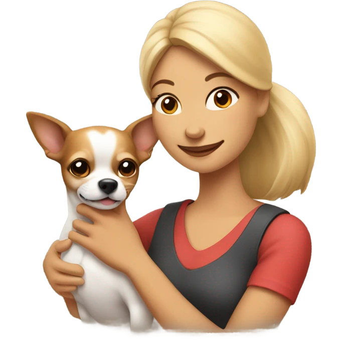 Love wife Chihuahua  emoji