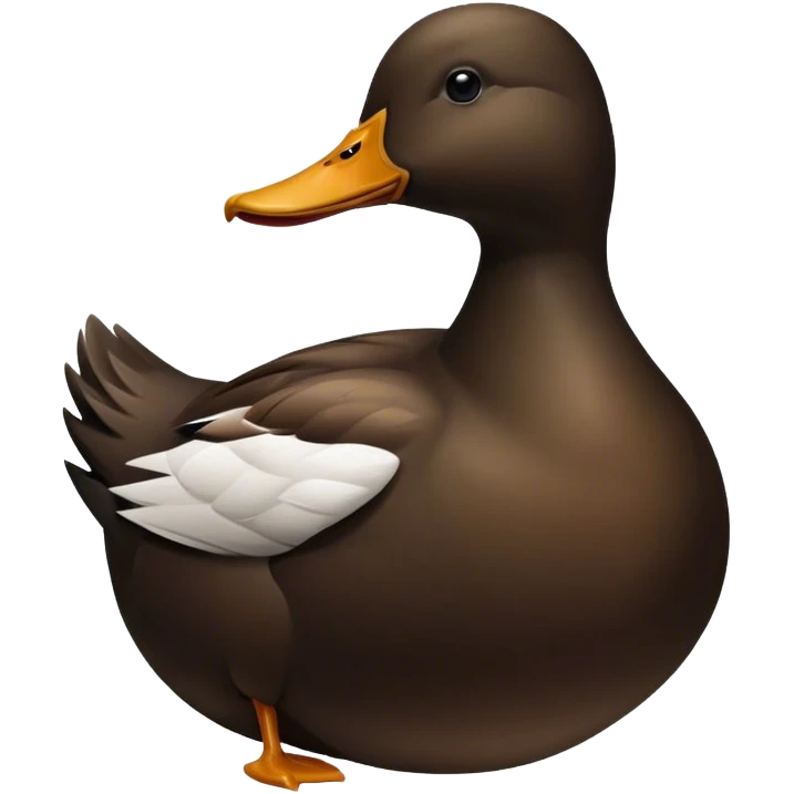 duck silhouette emoji