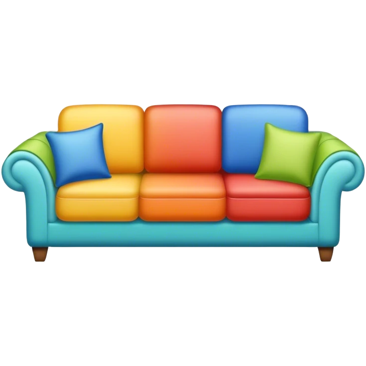 A couch with clothes on it emoji