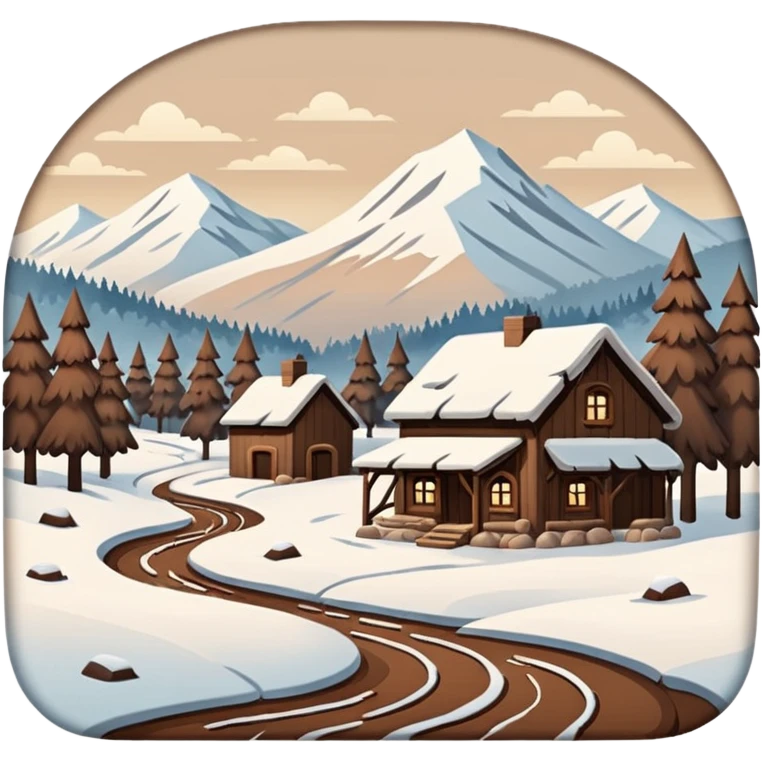 Brown winter aesthetic  emoji