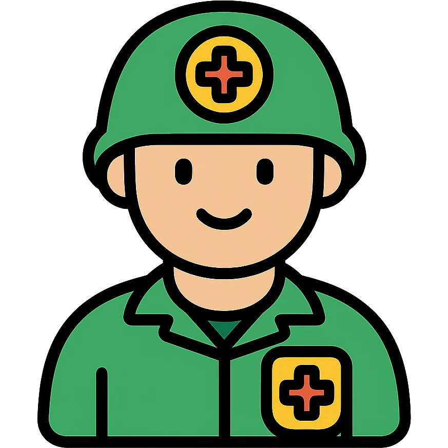 soldier medic emoji