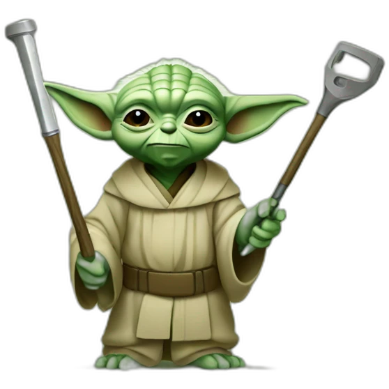 master yoda holding a tool emoji