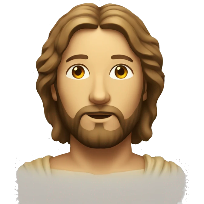 jesus lying down like budha emoji