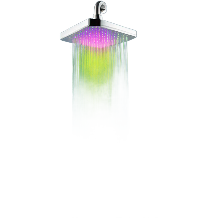 A shower with lazer beams emoji