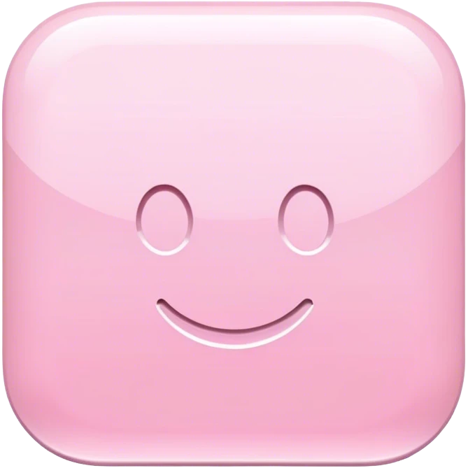 Pastel pink iMessage icon emoji