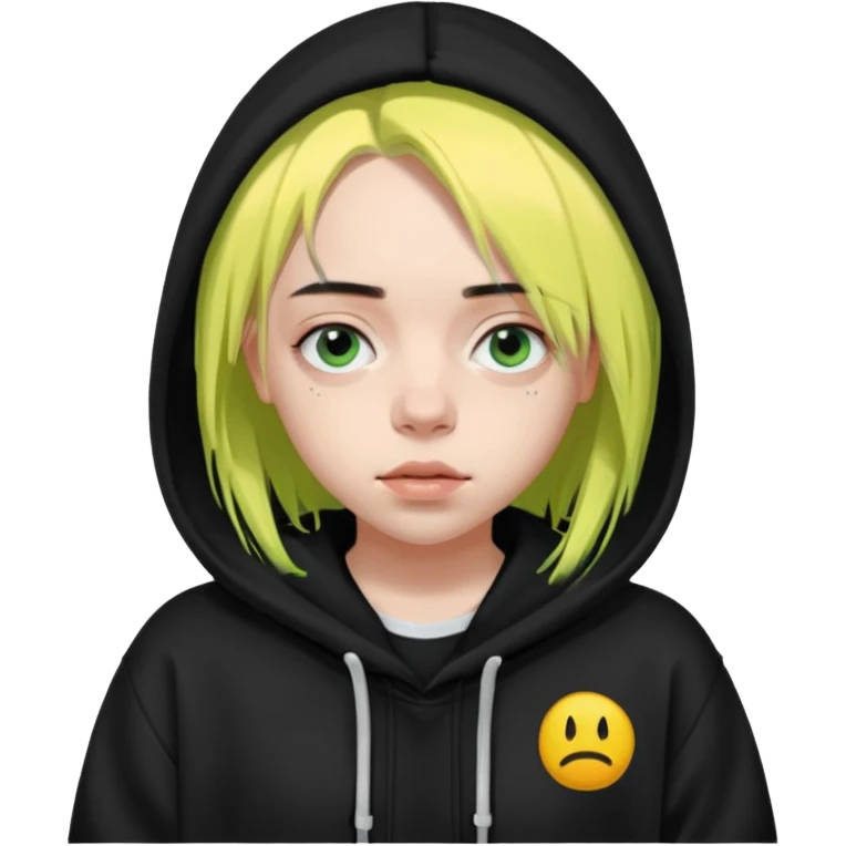 billie eilish wear hoddie emoji