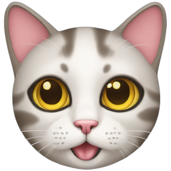 Cat with a phone emoji