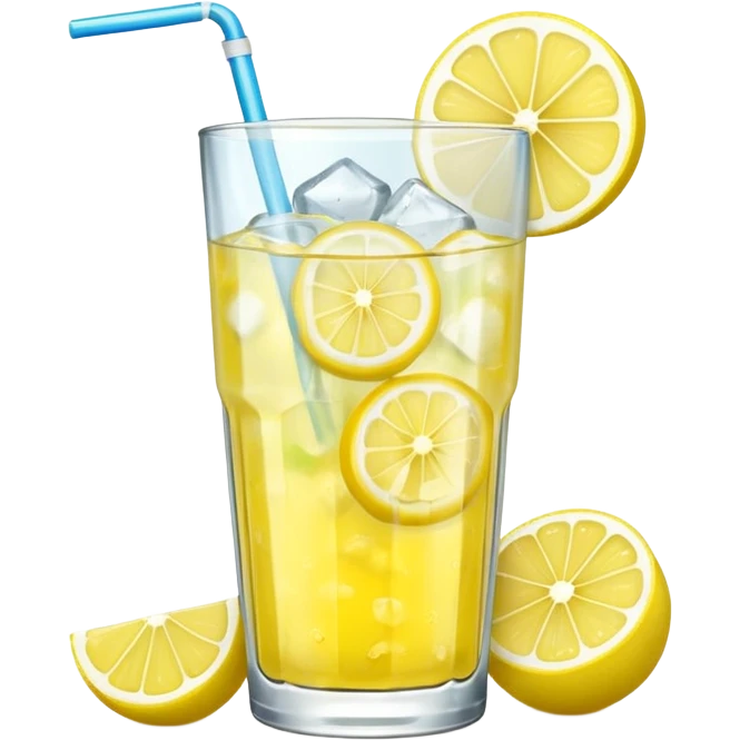 lemonade with ice emoji