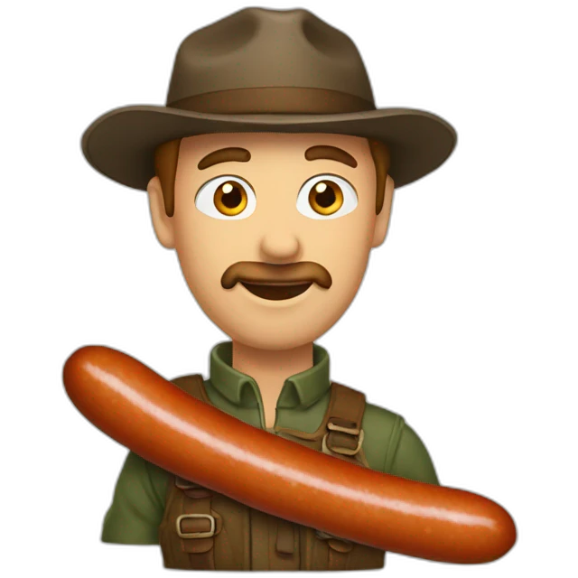 hunter's sausage emoji